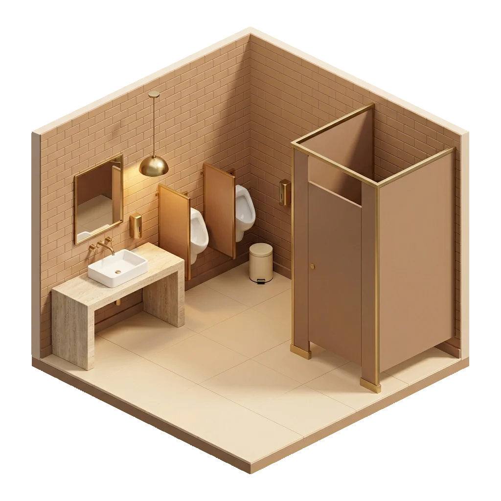 Premium washroom at a CleanSpace partner café in Tsim Sha Tsui