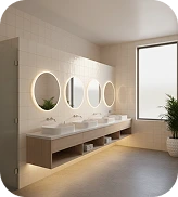 Accessible restroom at a CleanSpace partner bar in Wan Chai