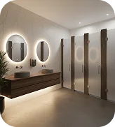 Premium restroom inside a CleanSpace partner venue in Central